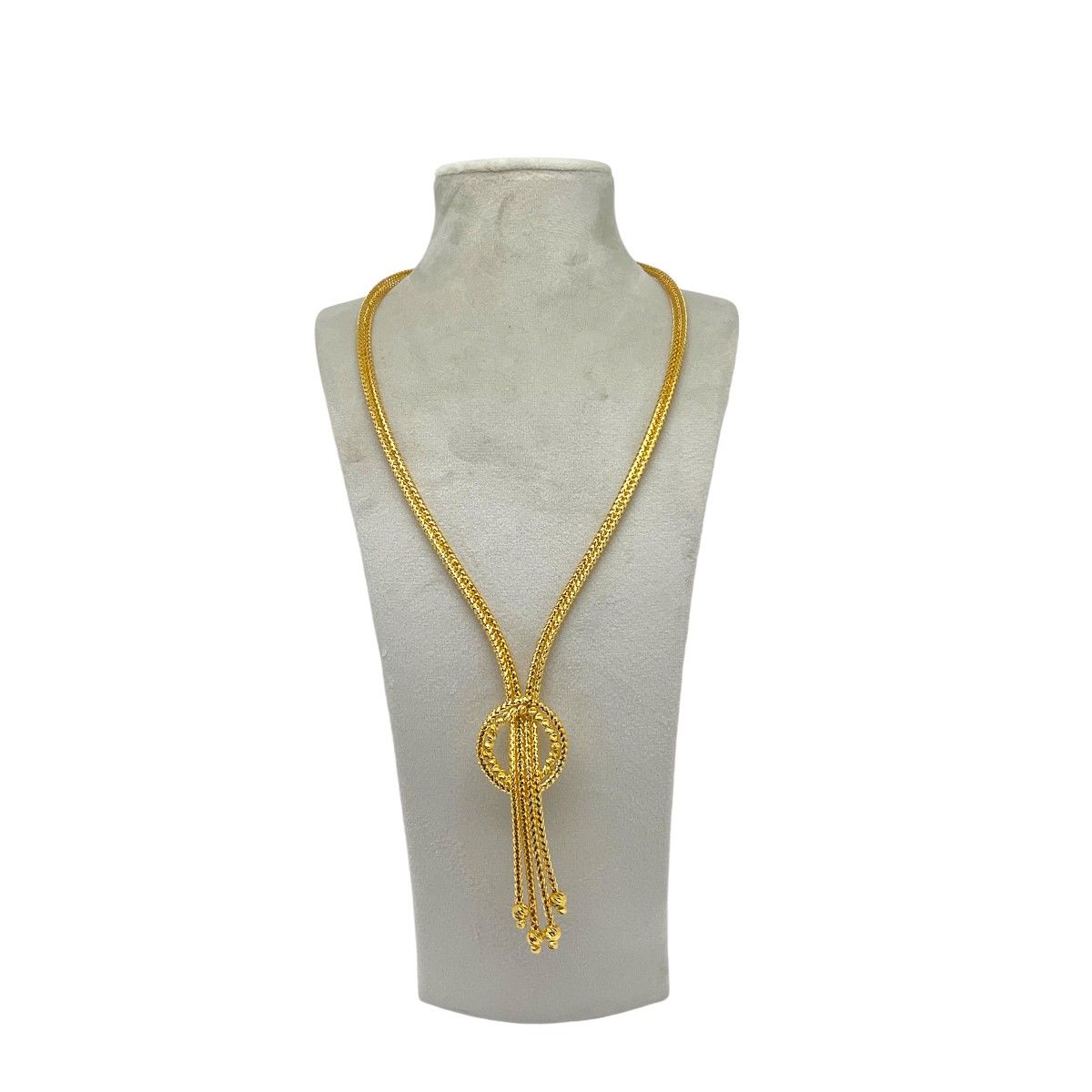 Altın Gerdanlık Set (Kolye ve Küpe)