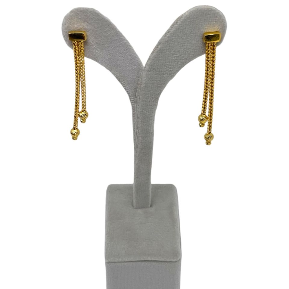 Altın Gerdanlık Set (Kolye ve Küpe)